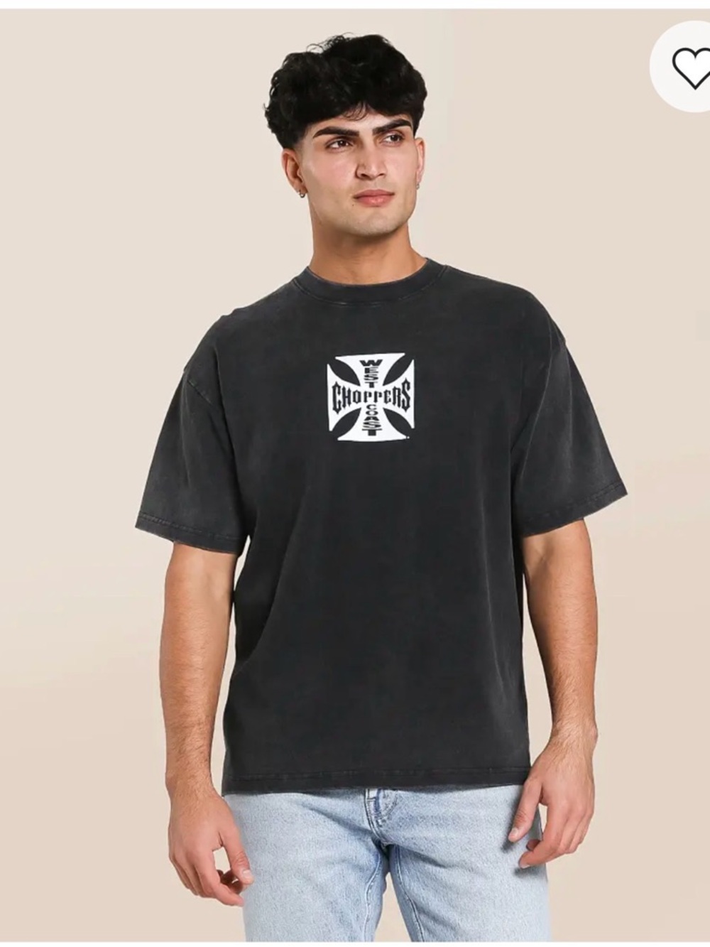 Men's Black Graphic Short Sleeve Crewneck T-Shirt